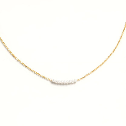 Gold Pearl Choker