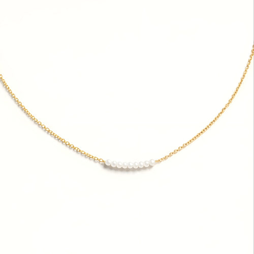 Gold Pearl Choker
