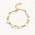Stacked Pearl Bracelet